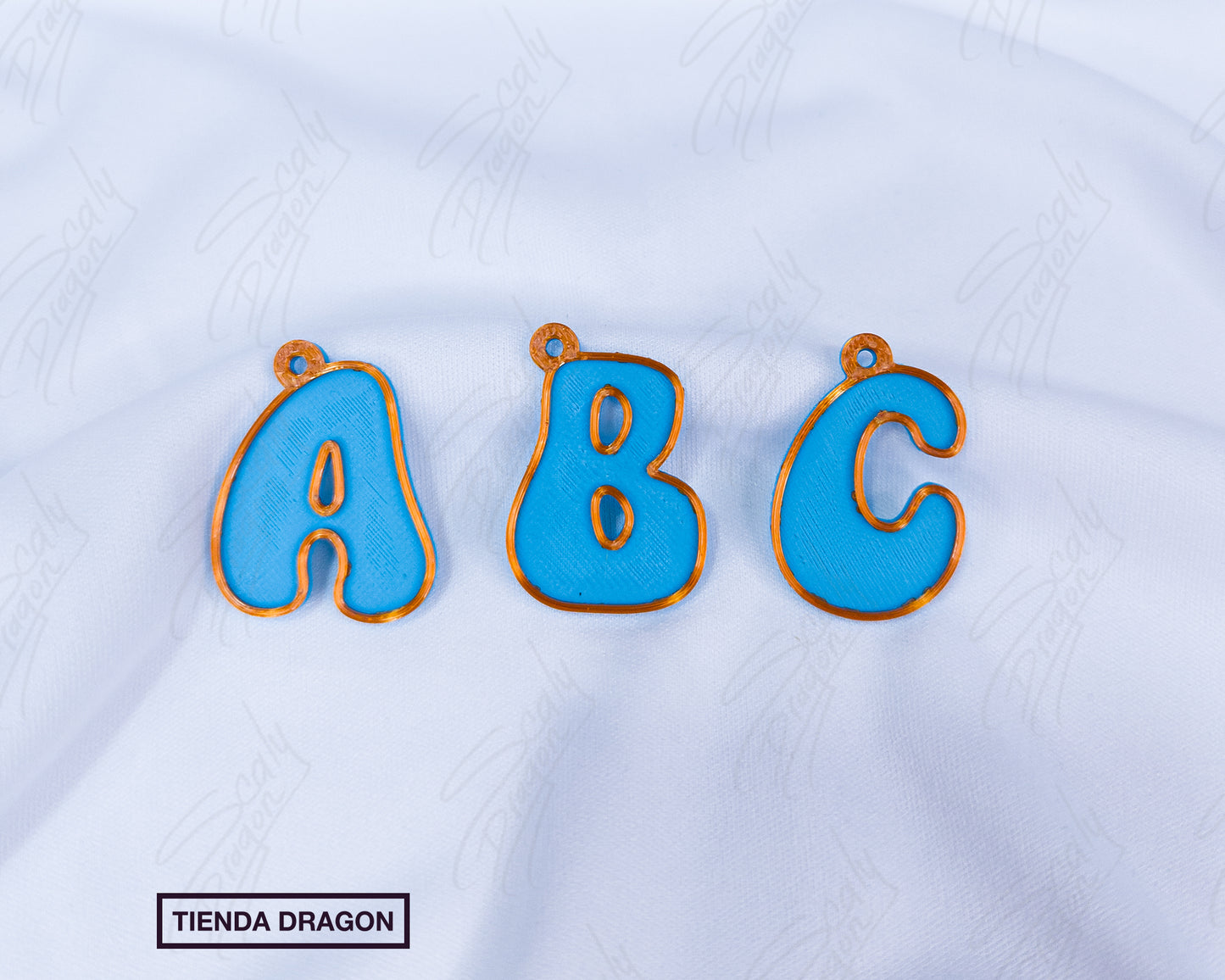 Mini Llavero de letras 3D con relieve, Estilo Divertido y Colorido para Mochilas, Bolsos, Termos y Llaves