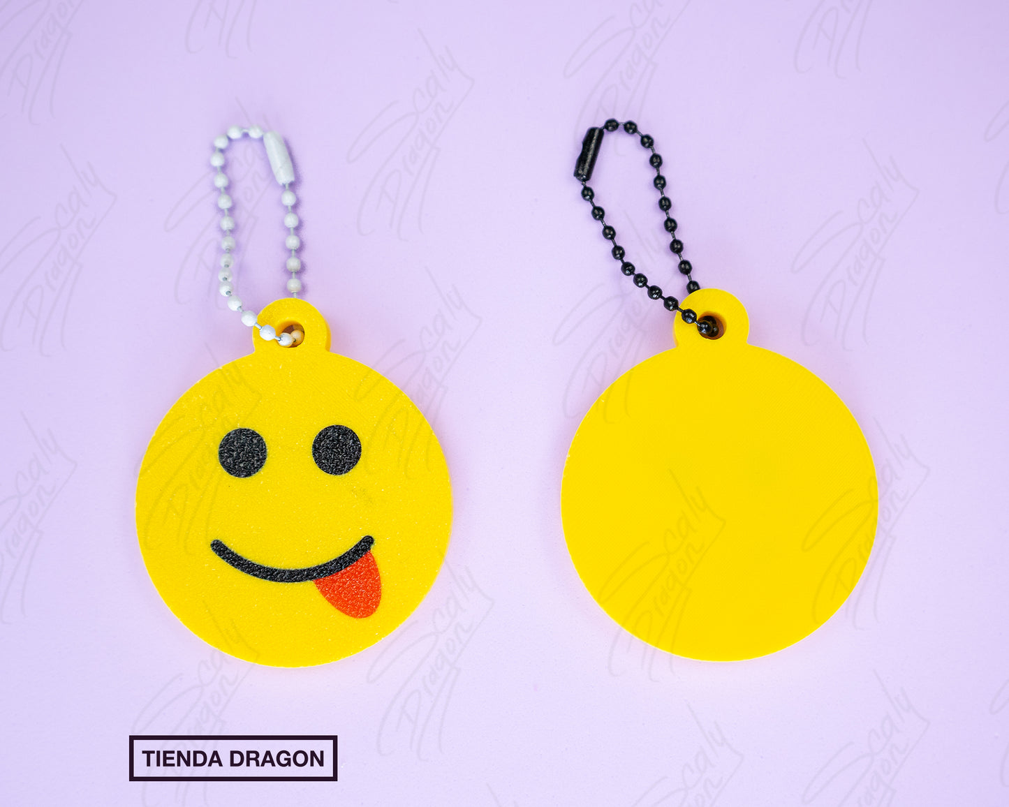 Llaveros de Emojis 3D, Emojis divertidos, colgante para mochilas o bolsos